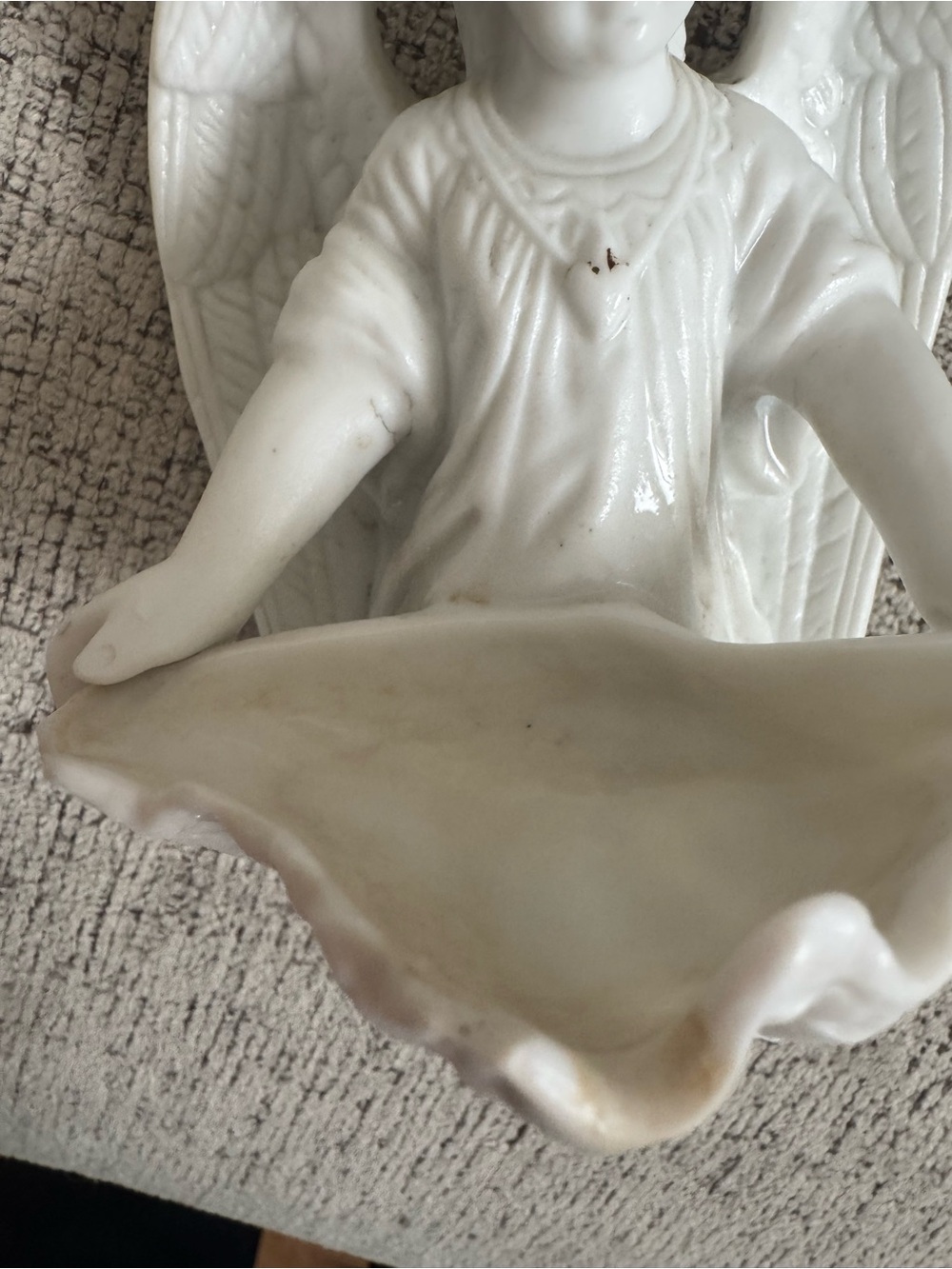 Antique Porcelain Angel - Picture 8 of 9